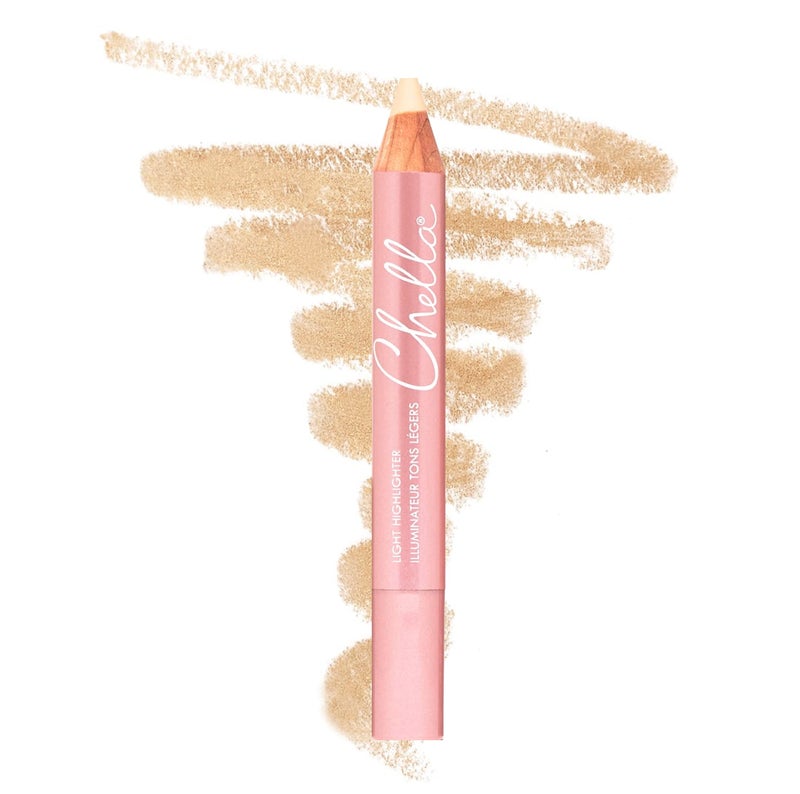 Chella Highlighter Makeup Pencil - Vegan, Cruelty Free, Paraben Free, Gluten Free - Use as a Highlighter, Concealer and Under Eye Liner (Light Matte) - Image 1