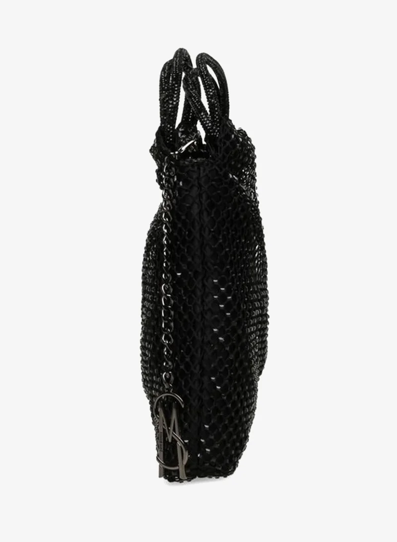 ستيف مادن Bflirty Black Gunmetal Mini Bag