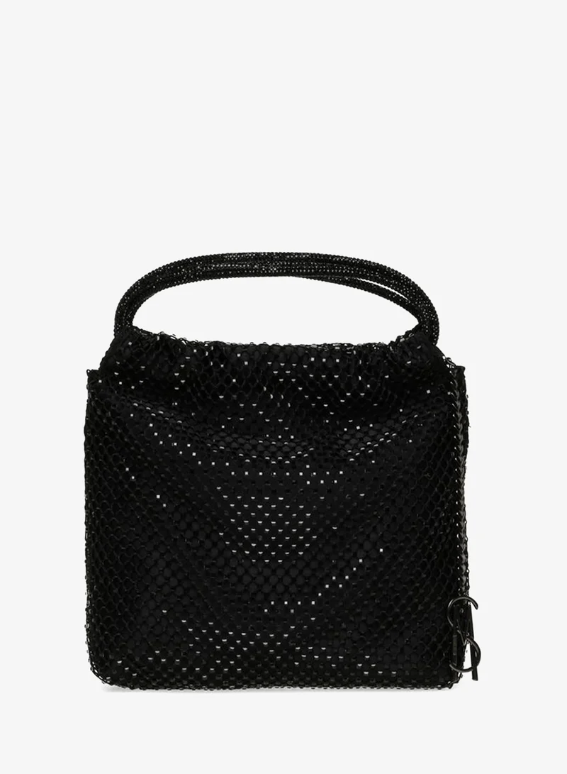ستيف مادن Bflirty Black Gunmetal Mini Bag