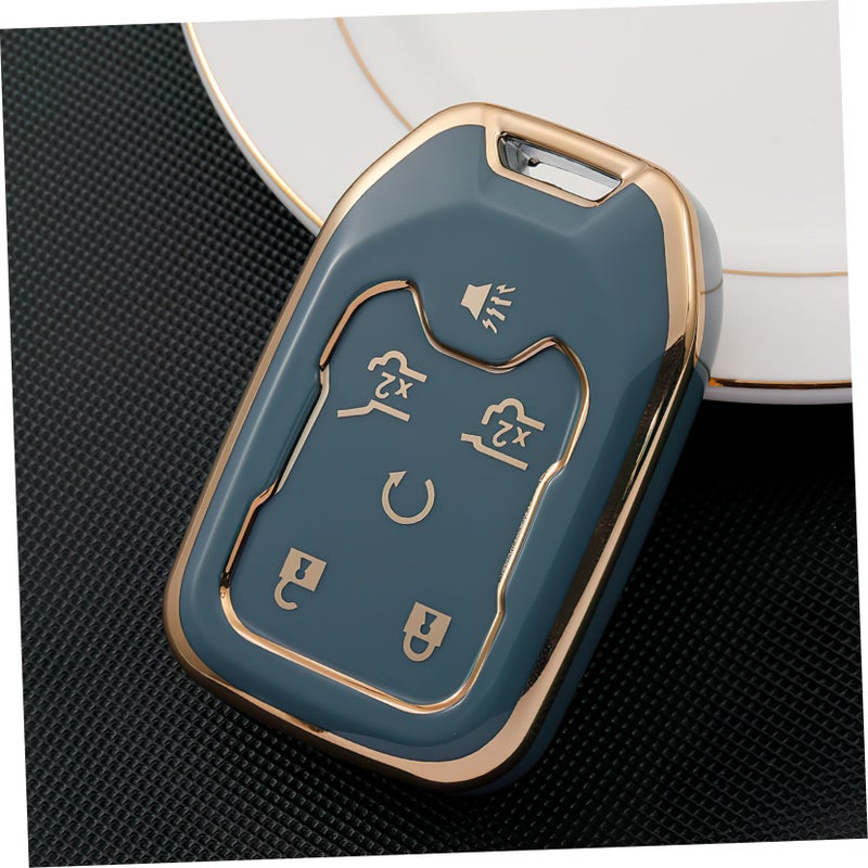 TPU Key Fob Protector Anti Shock Cover for Colorado Pickup Trucks Black - Image 5