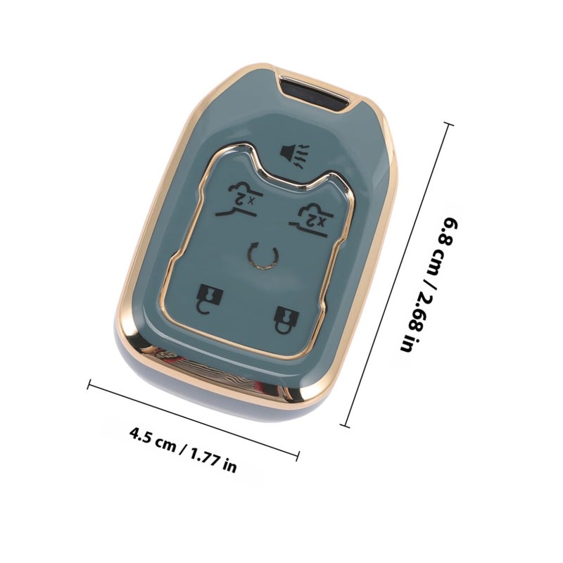 TPU Key Fob Protector Anti Shock Cover for Colorado Pickup Trucks Black - Image 3