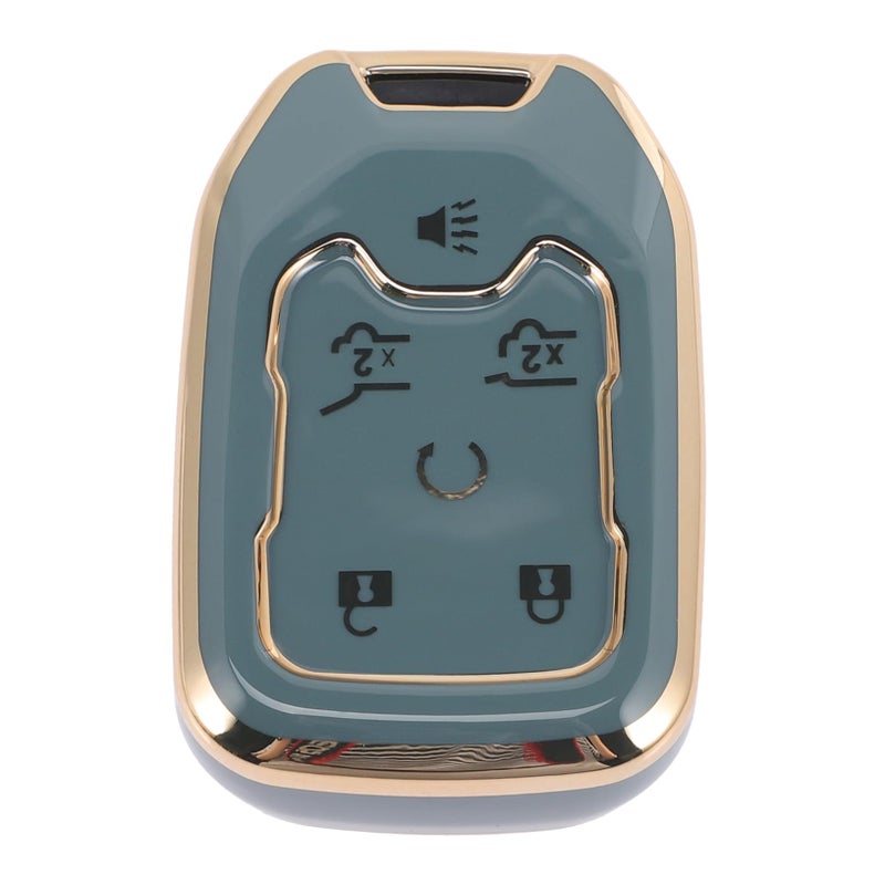 TPU Key Fob Protector Anti Shock Cover for Colorado Pickup Trucks Black - Image 2