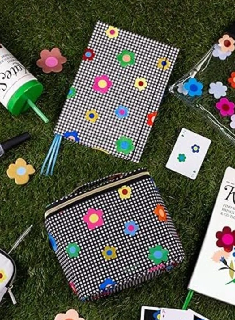Kate Spade New York Gingham Garden Take Note XL Notebook