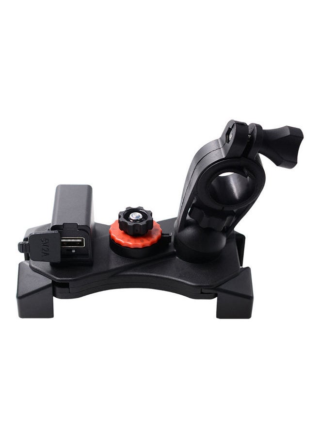 Y&D Universal Adjustable USB chargeable Phone Mount Holder for Motorcycle - Bike Handlebars Fits All Cell Phones 3.5-6" Wide  - Image 5