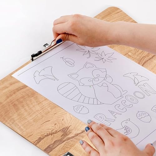 Eduway 19x14 Wooden Drawing Board/Lap Board | with 2 Paper Clips | Perfect for Sketching, Painting, Writing & Art Work | Smooth Durable Surface for Student, Artists & Kid - Image 4