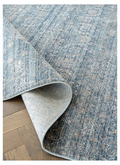KNOT HOME Alexander Azure 350 x 250 cm Carpet Knot Home Designer Rug for Bedroom Living Dining Room Office Soft Non-slip Area Textile Decor  - Image 5