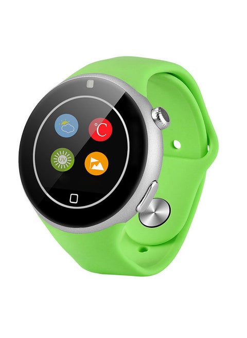 C5 Smart Watch Phone 2G GSM Bluetooth 4.0 1.22" TFT Screen 64MB RAM 128MB ROM for IOS 7.0 Android 4.4 green