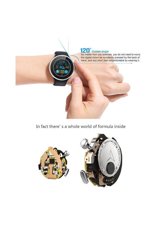 AiWatch - C5 Smart Watch Phone 2G GSM Bluetooth 4.0 1.22" TFT Screen 64MB RAM 128MB ROM for IOS 7.0 Android 4.4 green - Image 1