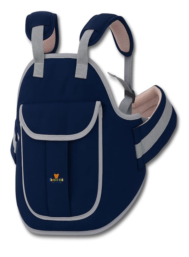 Chamantricks Baby Safety Belt for 2 Wheeler | Adjustable Two Wheeler/Motorcycle Safety Harness Strap Belt for Children for 2 to 6 Year (Navy Blue) - Image 1