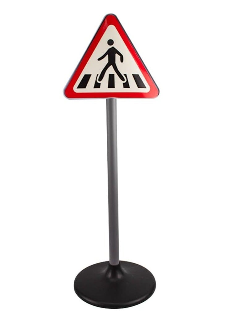 UKR 70 cm Traffic Signs Set – 5-Piece Pretend Play Road Signs for Kids | Educational Learning Toys for Boys | Ideal for Car Playsets & Traffic Activities - Image 3