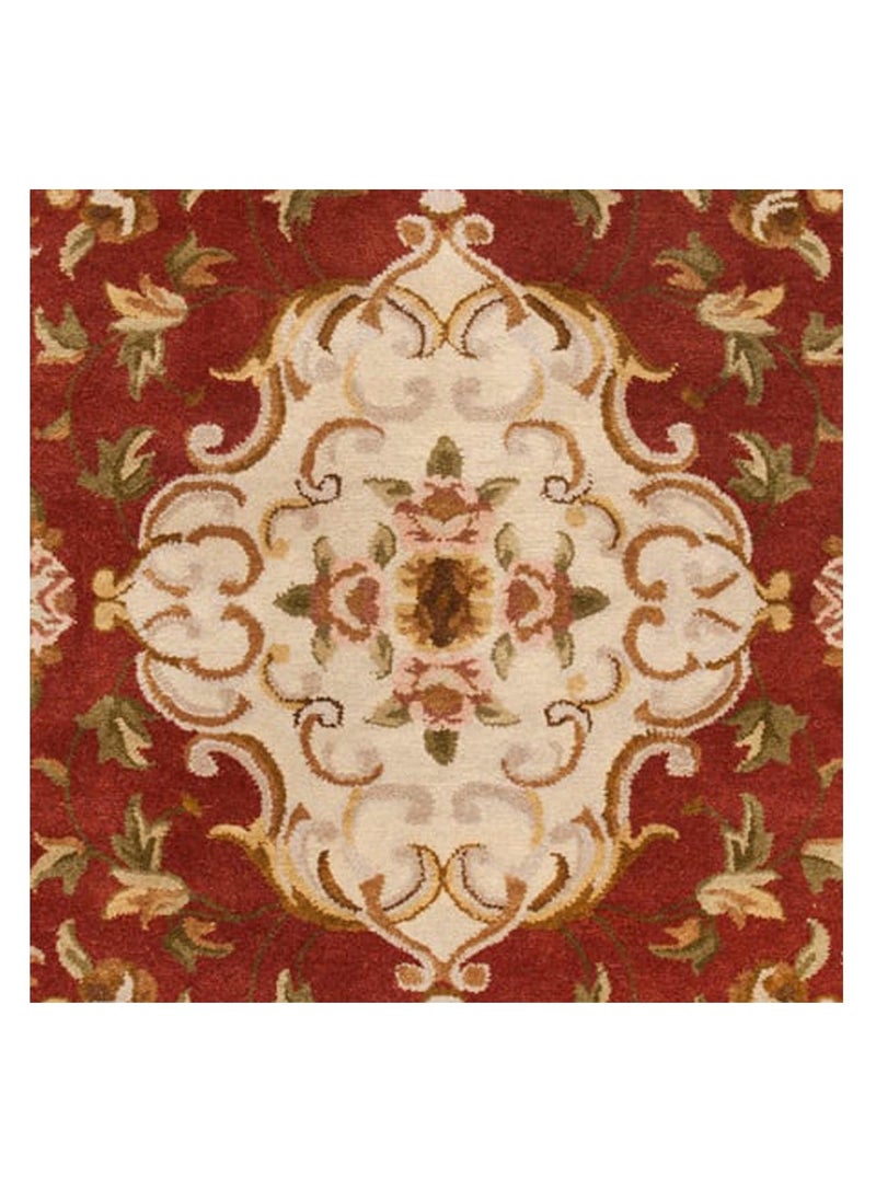 AURUM HOME AH09A Hand Tufted Traditional Area Rug Indoor Living Dining Bedroom Room and Gallery Area Rugs Cut Pile Wool, Rectangle  - Image 3