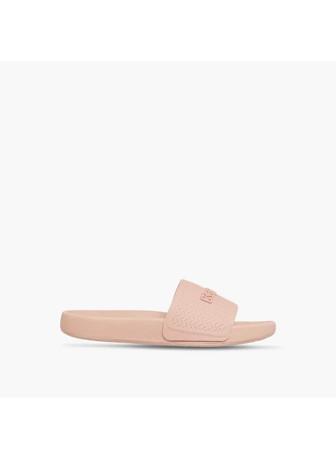 كابا Women's Logo Embossed Flip Flops