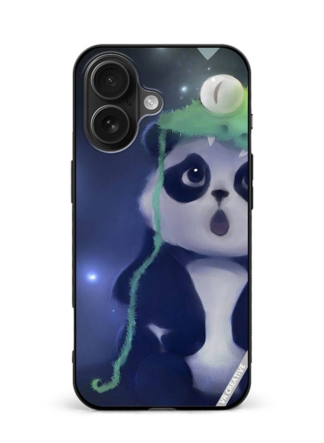 VR CREATIVE Protective Case Cover For Apple iPhone 16 Plus Starlight Panda Design Multicolour