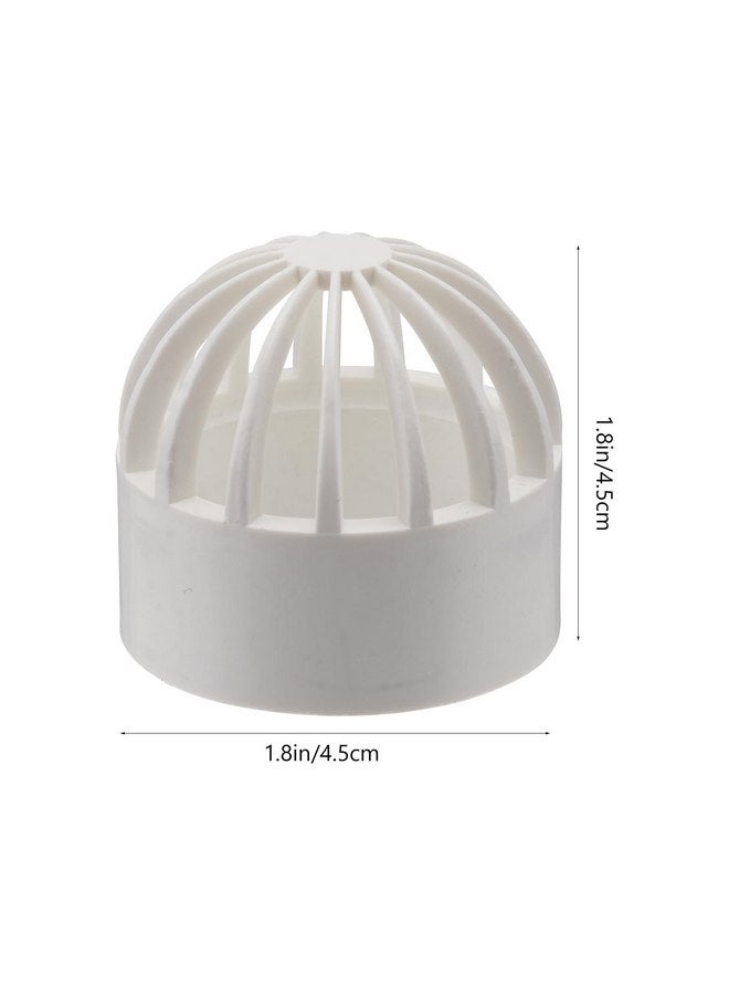 balacoo Balacoo 2 Pcs Fish Tank Guard PVC Breathable Cap, Aquarium Intake Cove, Aquarium Permeable Net Strainer Guard Overflow Screen for Aquarium Fish Tank, 1.8 inch - Image 4