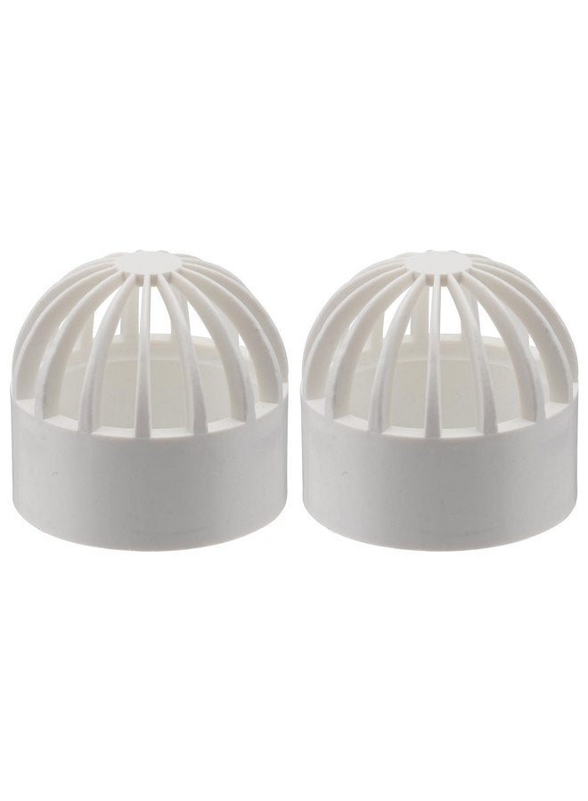 balacoo Balacoo 2 Pcs Fish Tank Guard PVC Breathable Cap, Aquarium Intake Cove, Aquarium Permeable Net Strainer Guard Overflow Screen for Aquarium Fish Tank, 1.8 inch - Image 1