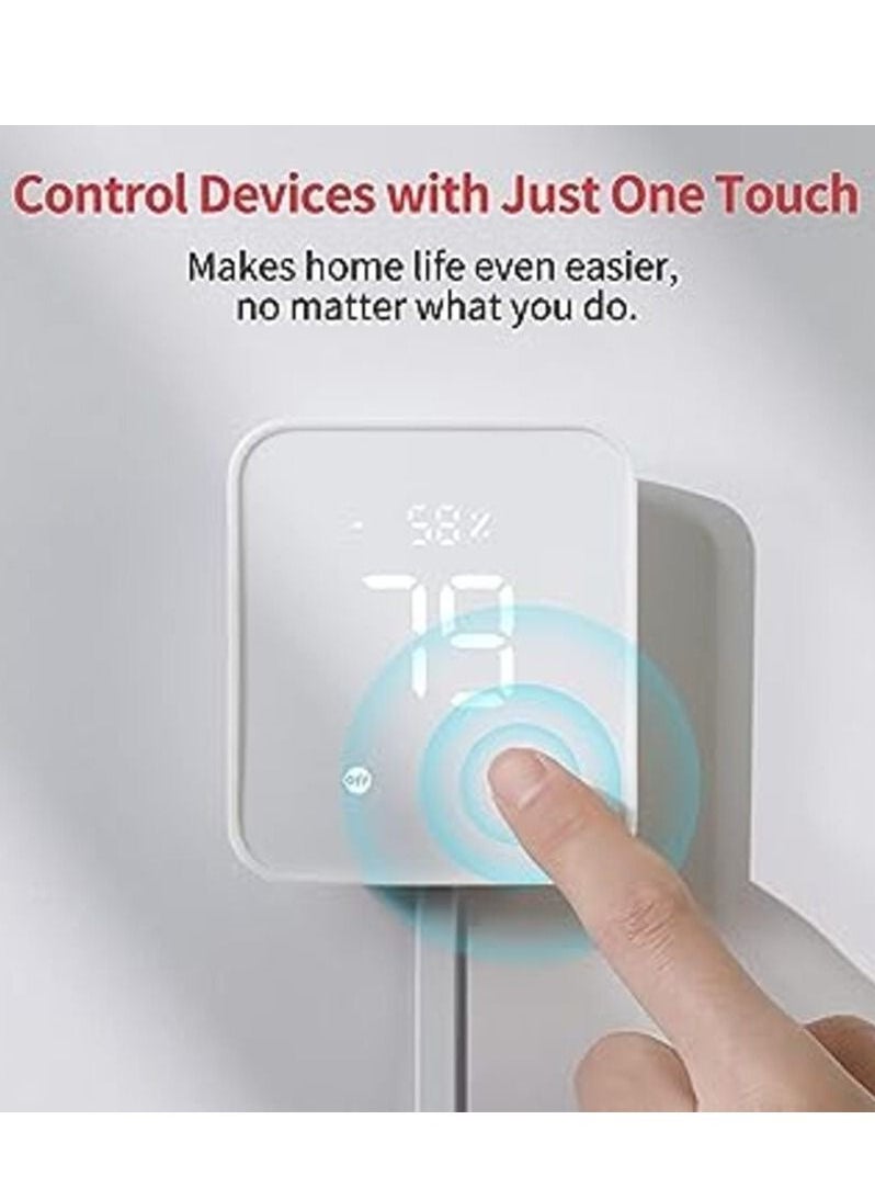SwitchBot SwitchBot Hub 2 (2nd Gen), work as a WiFi Thermometer Hygrometer, IR Remote Control, Smart Remote and Light Sensor, Link SwitchBot to Wi-Fi (Support 2.4GHz), Compatible with Alexa&Google Assistant  - Image 2