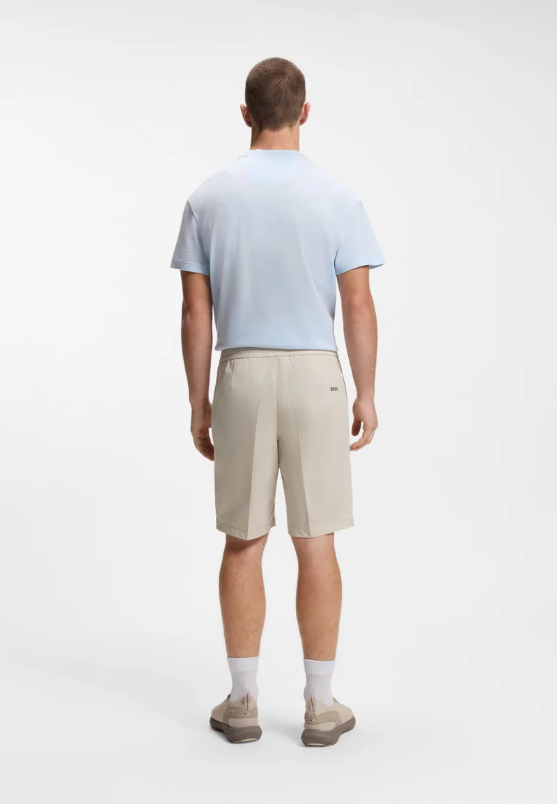 BOSS Water-repellent regular-fit shorts in quick-dry twill
