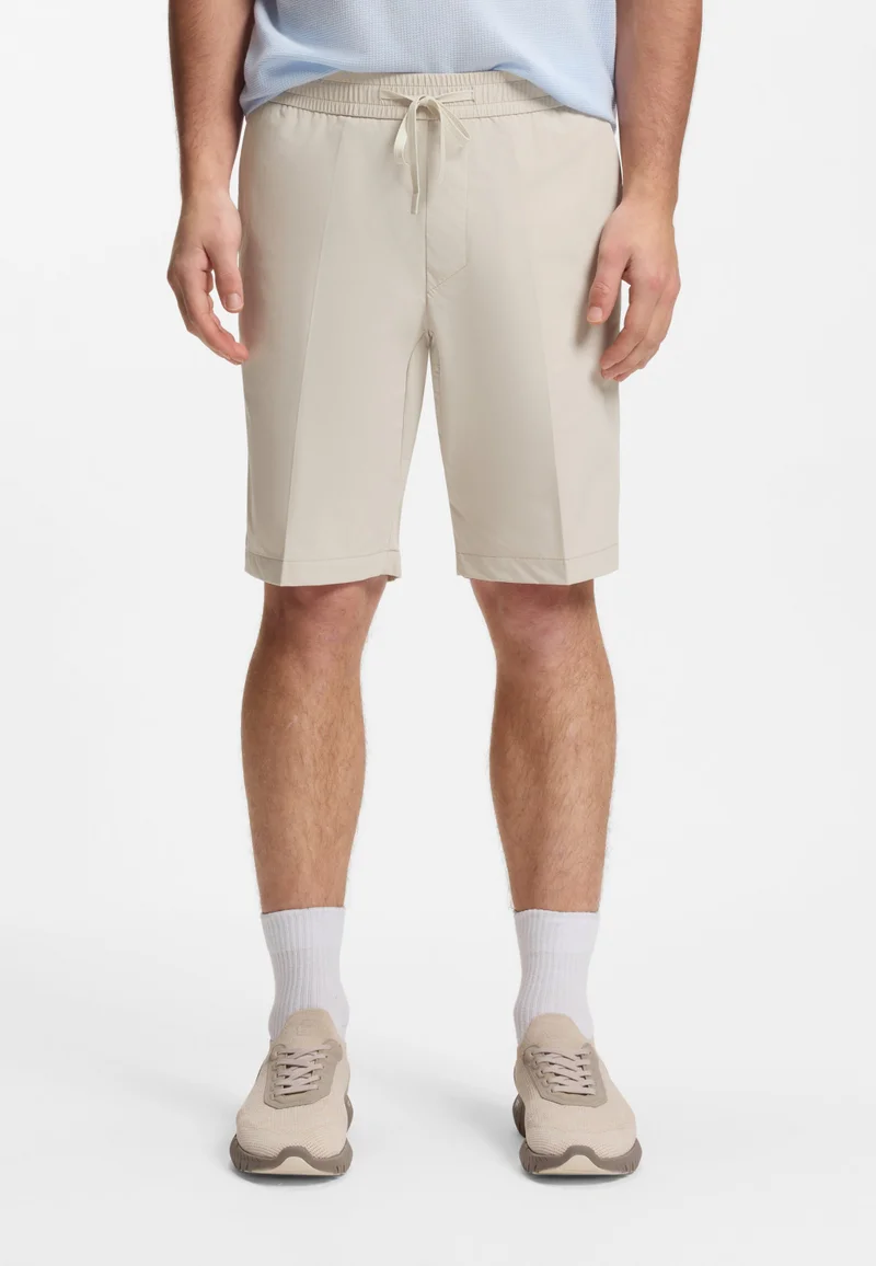 BOSS Water-repellent regular-fit shorts in quick-dry twill