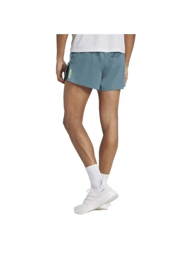 Adidas Adizero A Sht M Green Running Shorts For Men XS 5"