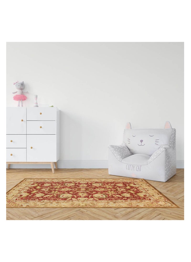AURUM HOME - AH020A Hand Tufted Traditional Area Rug Indoor Living Dining Bedroom Room and Gallery Area Rugs Cut Pile Wool, Rectangle - Image 1