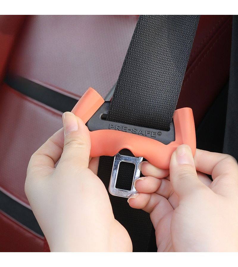 2pcs Car Seat Belt Protectors Black Silent Anti Vibration Scratch Resistant Buckle Covers Universal Fit Car Interior Decoration - Image 4