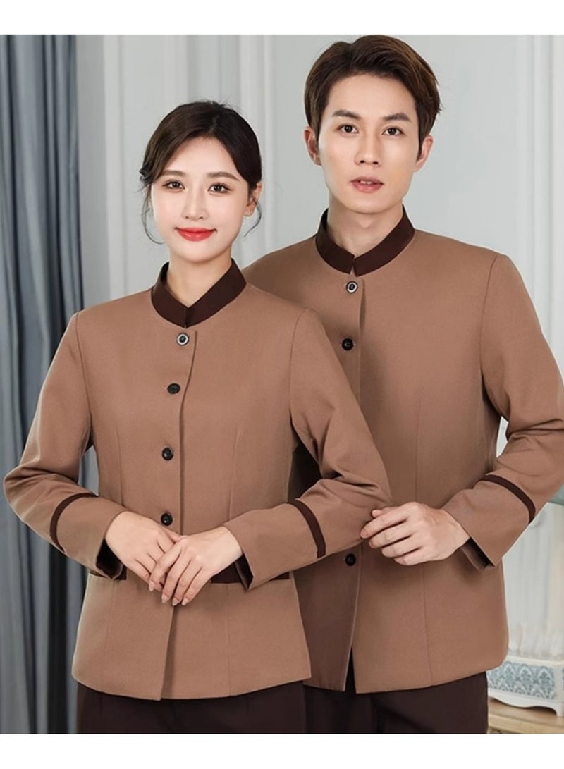 KUYING New Summer Cleaner Work Clothes 