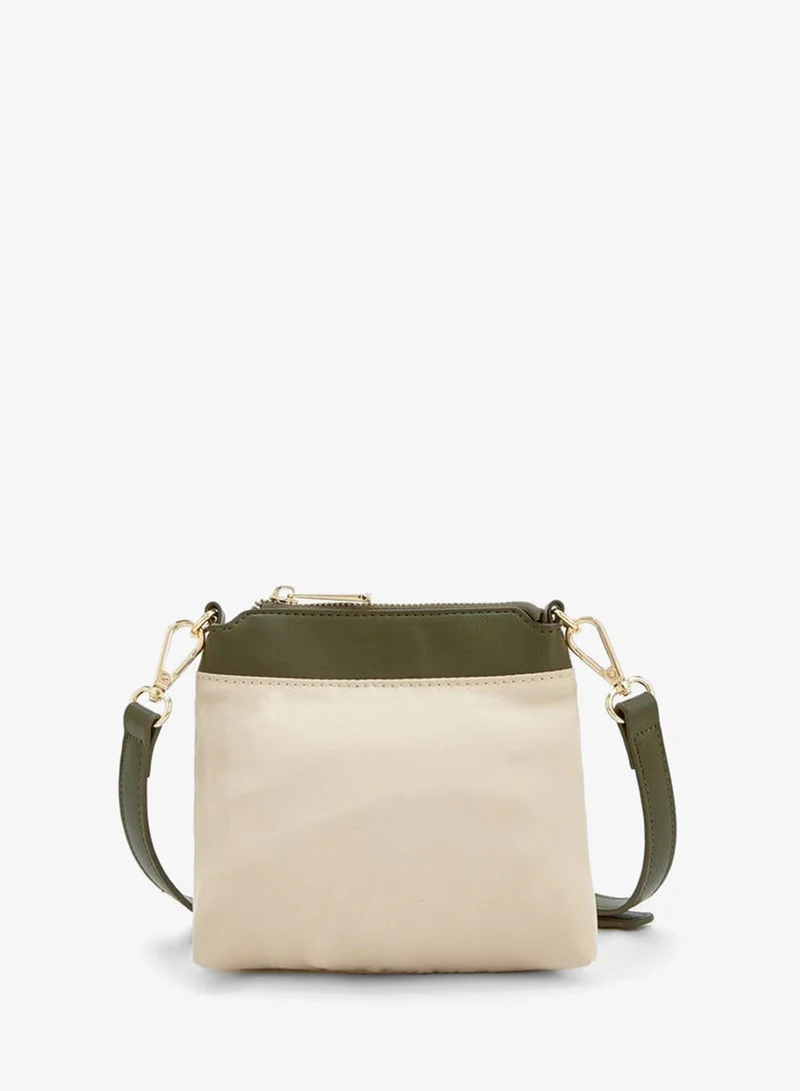 Le Confort Textured Crossbody Bag With Braided Top Handle