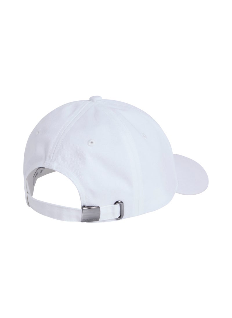 CALVIN KLEIN Men's Twill Cap - Cotton, White  - Image 2