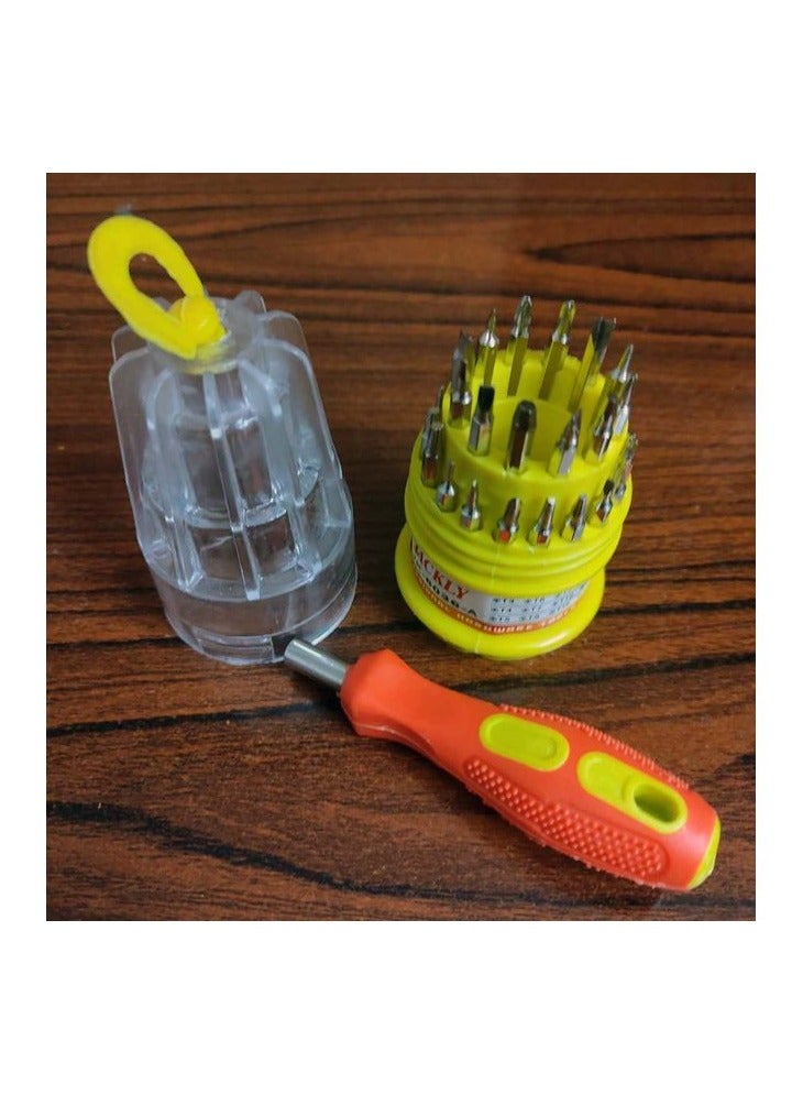 31 قطعة مفك براغي متعدد الوظائف، 31 قطعة في برتقالي واحد - Image 4