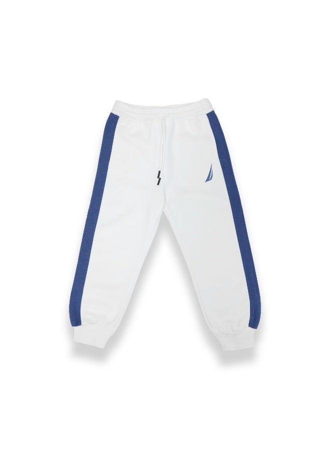NAUTICA Boys Jogger With Side Tapes and Placement Logo Print - Image 2