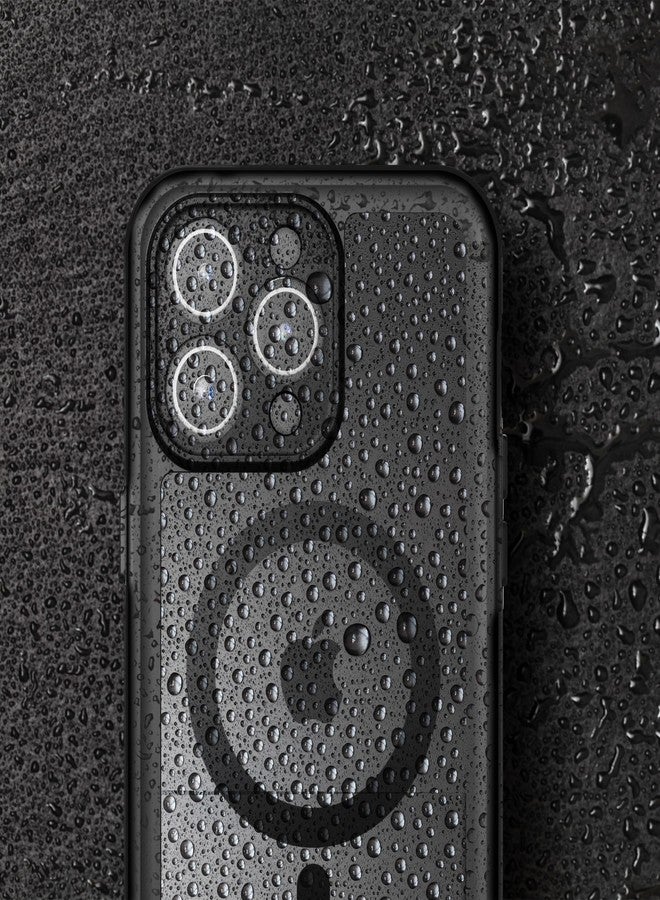 إنكاسد جراب Encased Titan المقاوم للماء والمصمم خصيصًا لهاتف iPhone 15 Pro، مزود بمشبك حزام (متوافق مع MagSafe)، جراب حماية كامل للهاتف مع حافظة (iPhone 15 Pro) - Image 4