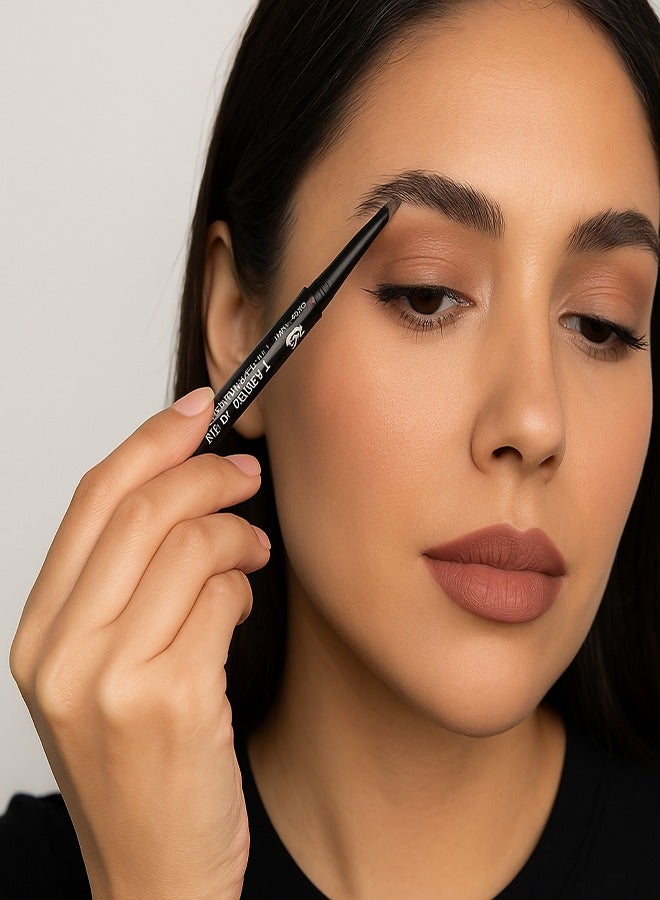 اميتيس جاردن قلم حواجب مقاوم للماء يدوم طويلا بني غامق 01 - Image 4