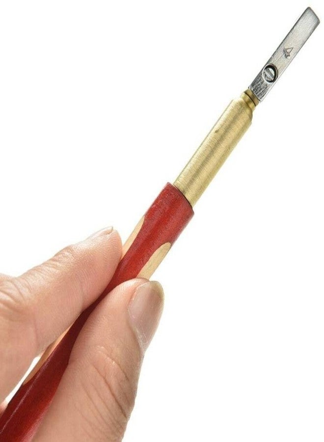 EPITECH MART 2Pc Wood Handle John Bhandari Glass cutter Heavy Duty Cut 3-12mm Professional Quality Cutter Wood Handle Glass cutter - Image 4