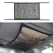 smilfuy 354256 Car Ceiling Cargo Net Adjustable Buckle Car Roof Mesh Storage Organizer Double Layer Roof Cargo Pocket Auto Roof Cargo Storage Net for Car SUV Camping Road Trip Essentials 354256 - Image 2