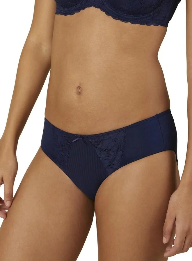ترايامف Triumph Women Peony Charm Lace Detailed Everyday Midi Brief Grey