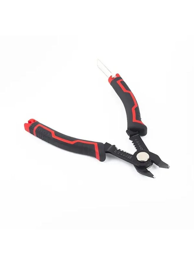 Black 360 Degree Precision Wire Stripping Tool Electrician Repair Crimping Pliers - Image 1