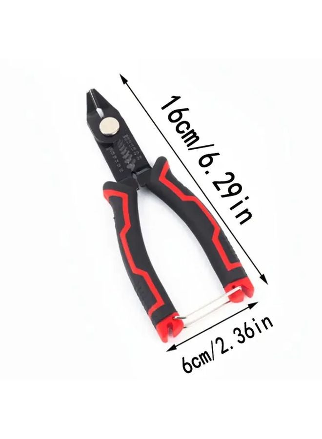 Black 360 Degree Precision Wire Stripping Tool Electrician Repair Crimping Pliers - Image 3