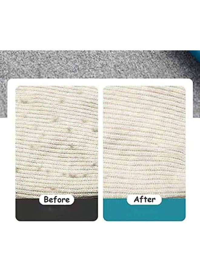 مزيل وبر محمول للملابس – طقم قطعتين، رولر إزالة الوبر وشعر القطط والكلاب من الأقمشة والملابس والأثاث، أداة لإزالة تكوّر القماش وشعر الحيوانات الأليفة مع فرشاة تنظيف (وردي وأزرق). - Image 5