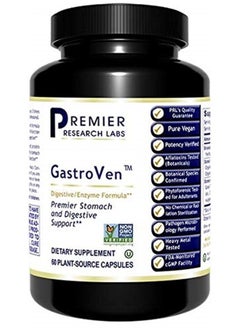 GastroVen - Supports Healthy Stomach & Digestion - Features Digestive Enzymes & Nutritional Blends for Healthy Digestion - Pure Vegan & GMO-Free - 60 Plant-Source Capsules