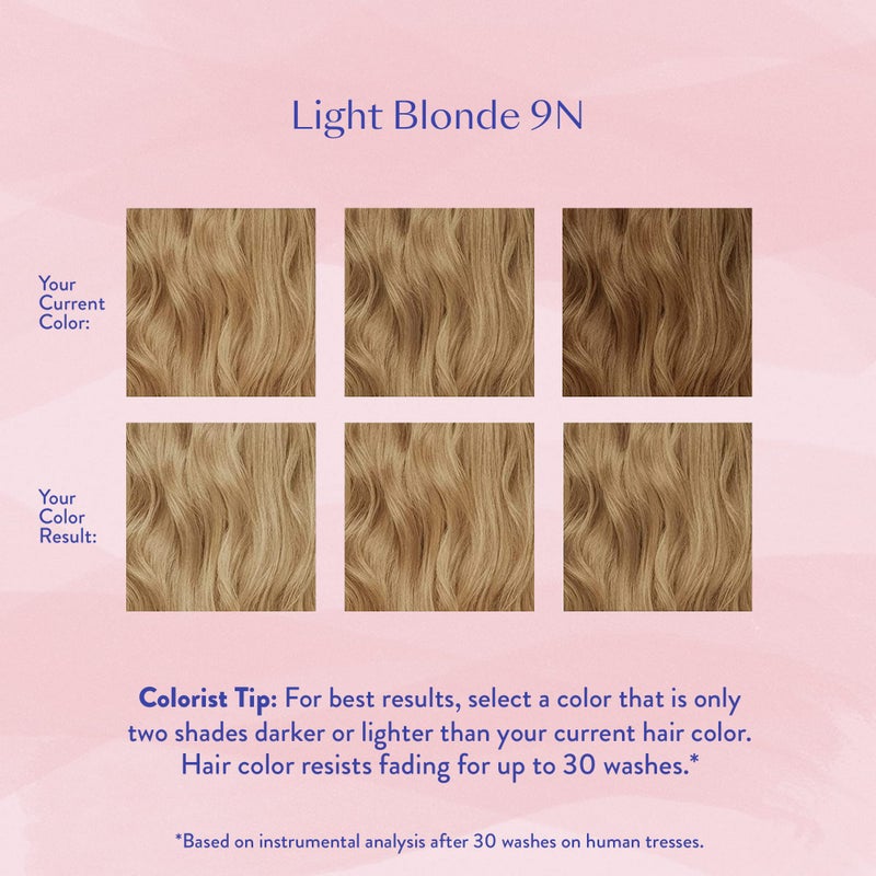 eSalon Permanent Hair Color & Hair Dye Complete Kit - Light Blonde - Personal Colorist Kit for Up To 100% Gray Coverage for All Hair Types - Professional-Grade Ammonia-Free Hair Dye - Image 4