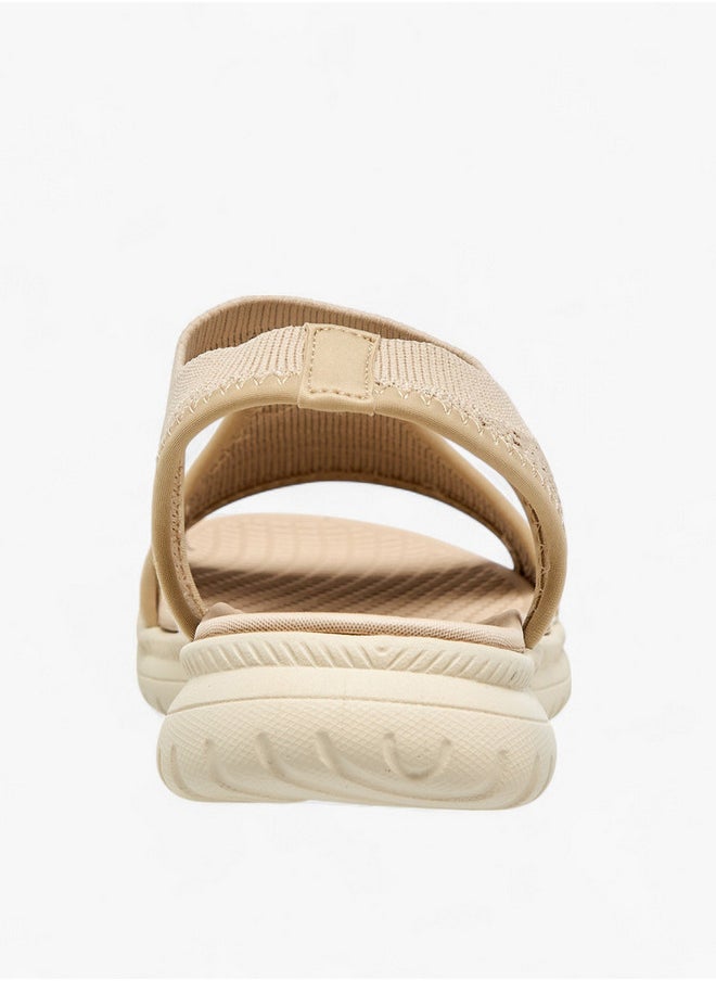 Flora Bella By Shoexpress Women's Textured Comfort Sandals with Backstrap  - Image 5