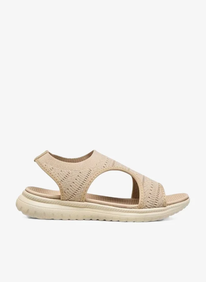 Women's Textured Comfort Sandals with Backstrap