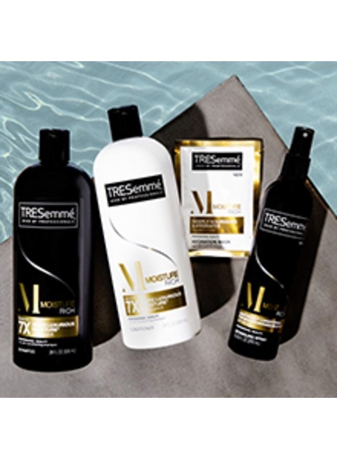Shampoo Moisture Rich 3 Count for Dry Hair Professional Quality Salon-Healthy Look and Shine Moisture Rich Formulated with Vitamin E and Biotin 28 oz