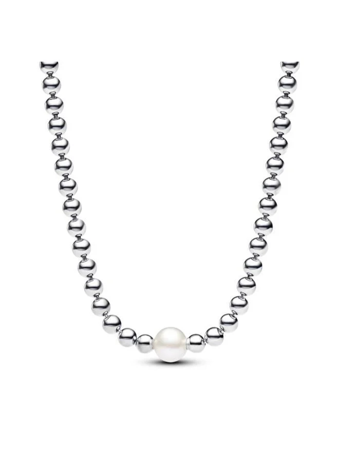 Treated Freshwater Cultured Pearl & Beads Collier Necklace