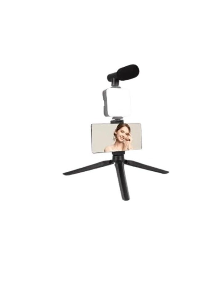 Video Maker Includes One Microphone, Remote Control, Useful Fixed LED Light - Image 1