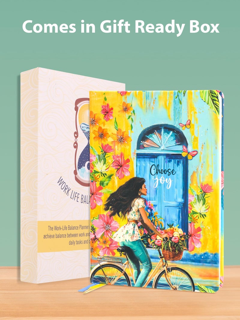 DOODLE Achieve Work Life Balance with 6 Month Undated Work Life Balance Planner - 80 GSM - A5 (5.7x8.25 in) - Organize, Reflect, and Plan for a Balanced Life - Riding Dreams - Image 4