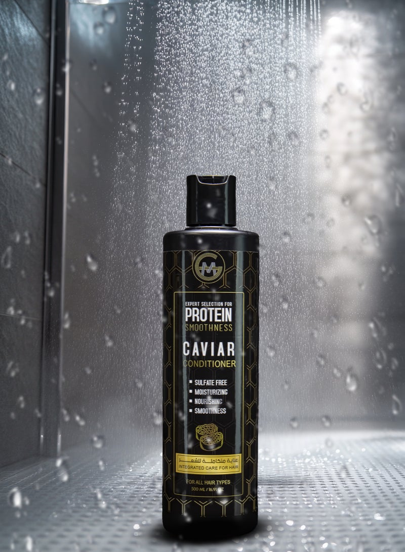 GM Professional GM Caviar Conditioner - Deep Moisture & Ultimate Hair Softness - 500ml  - Image 3