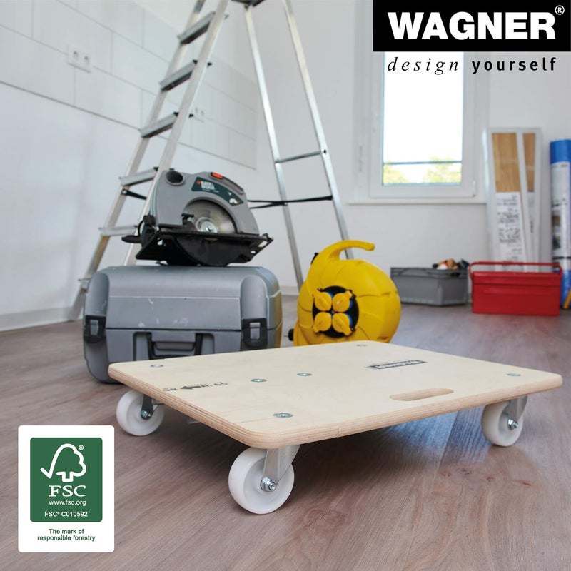 Wagner moving dolly MM 1332 I 59-86 x 49 cm I extendable loading platform for flexible adjustment - for different sized loads I load capacity 200 kg - 20133201 - Image 3