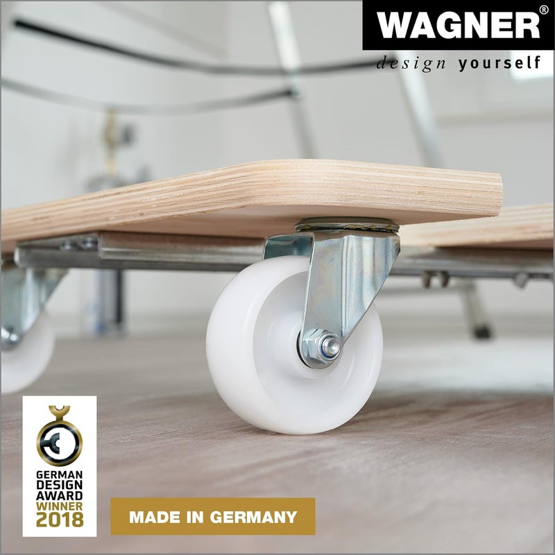 Wagner moving dolly MM 1332 I 59-86 x 49 cm I extendable loading platform for flexible adjustment - for different sized loads I load capacity 200 kg - 20133201 - Image 5