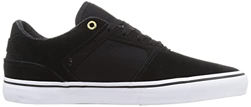 Etnies Emerica The Low Vulc – Slim Skate Feel, Vulcanized Durability, Cushioned Fit, True Quality, Everyday Wear Black/Gold/White - Image 2